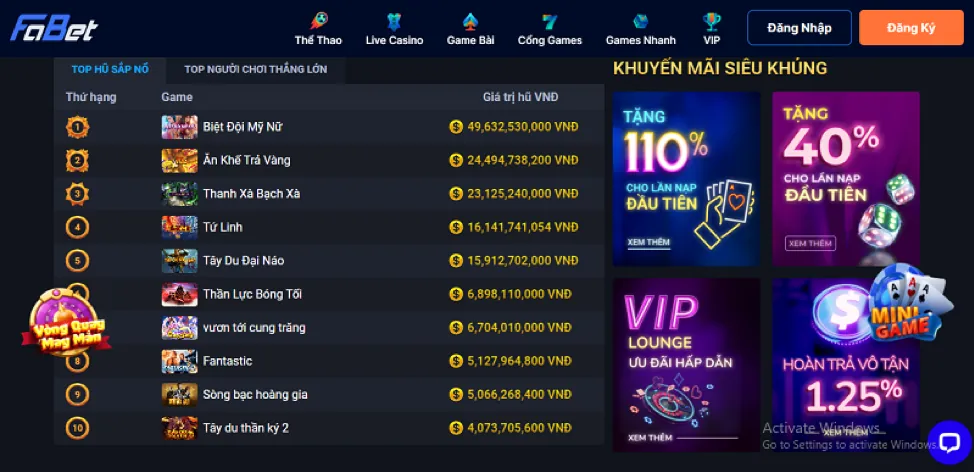 Rút tiền nhanh chóng tại 7789bet login